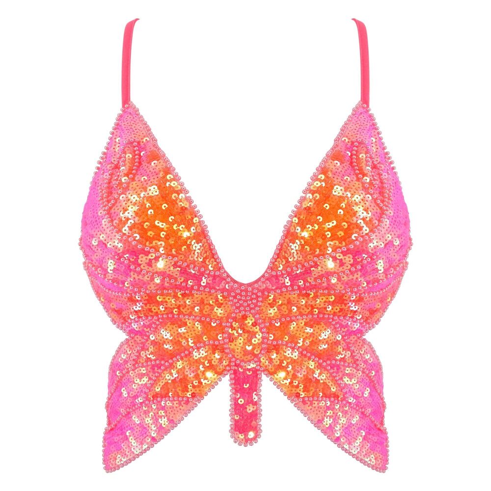7064 Indian Belly Dance Costumes Performance Outfits Butterfly Bandage